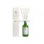 Customized white label logo 120mL christmas gift giveaways bamboo aroma fiber sticks scented home fragrance diffuser reed
