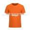 Plain Pattern Orange Cotton Jersey T-Shirt For Men Low MOQ T Shirts Wholesale DTG Screen Printing High Quality