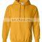 OEM Design your own pullover hoodies sweatshirts for men orange hoodie with kangaroo bag