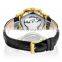 New Luxury Brand Custom Logo Genuine Leather Skeleton Automatic Watch Men Wrist Mechanical Watches