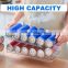 2-Layer Automatic Rolling Beverage Soda Can Storage Organizer Stackable Can Drink Holder for Freezer Countertops Cabinets Pantry