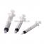 CE ISO approved disposable medical injection syringe with needle