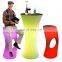 plastic glow illuminated outdoor event night club lounge led light  bar furniture chairs tables sofa set for outdoor restaurant