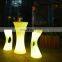illuminated led furniture for party/new design wedding led table led tables and chairs furniture outdoor