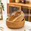 High Quality Rattan Storage Basket, Mini Serving tray, Wicker Bowl Basket Vietnam Supplier
