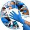 Disposable nitrile gloves powder free latex free for medical use hospital dental clinics gloves