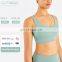 Breathable Wide Shoulder Fitness Sports Bras Wholesale Workout High Impact Yoga Tops