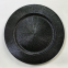 Western Dinner Plate Wedding Hotel Party Decorative Plastic Charger Plates Black