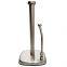 Kitchen stainless steel paper towel rack spring side roll paper rack toilet paper rack