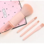 4 in 1 Cheap Pocket Makeup Brushes Piece Travel Multi Use Mini 4pcs Cosmetics Tool Synthetic Soft Hair All in One Makeup Brush