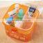 Plastic storage box with lid for kid