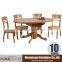 4 seaters dining table in carved wood furniture legs