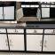 Luoyang flat pack metal kitchen storage sink cabinets