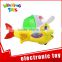 new product 2016 small plastic toy fish with light and music