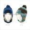 make a children lamb crochet hat with ear flaps