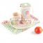 Eco- friendly OEM Happy life dinner set square colorful