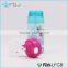 Cartoon Style Plastic Drinking Children Water Bottle With Flexible Straw /