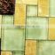(glass + marble + resin) Mosaic wall tiles, different material mixed mosaic, composited color blended mosaic