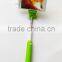 2014 new design portable selfie monopod with cable