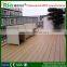 Gray wood composite decking tiles for non-slip wood composite decking tiles