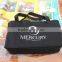 Logo printed cotton bag black