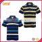 High quality cotton golf club polo shirt striped polo T-shirt in different colors