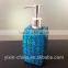 blue mosaic glass bathroom accessory set,toothbrush holder