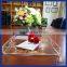 Unique Transparent Acrylic Serving Tray With Handles