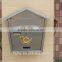 Foshan JHC-2014CS Wall Mounted Stainless Steel Mailbox/Unique Design Decorative Lockable Letterbox/Outdoor Durable Postbox