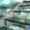 Float Glass Tinted or Clear Laminated Glass with clear or colored PVB layers, can be tempered