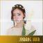 2016  New Premium Wholesale Products Bohemian Headband Rose Flower Braided Leather Elastic Hairband