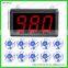 Restaurant paging system, ultra thin table bell,easy installation