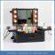 2015 wholesale professional large makeup case with lights trolley makeup case with lights makeup nail case