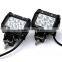 4" 18w 6 C ree LED SUV Off-road Boat Headlight Spot Driving Fog Light Led Work Light Bar + Mounting Bracket