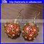 Fashion Women's Silver Micro Pave Earring, Fashion Pearl Earring ,Girl 925 Sterling Silver Earring