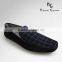 genuine leather trendy men casual flat shoes