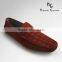 genuine leather trendy men casual flat shoes