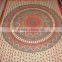 traditional printed round mandala tapestry