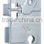 Italian, European mortise door lock body for sliding wooden interior doors, cylinder hole
