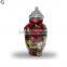 Scented Dried Flower In Round Glass Vase