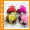 PGHD0690 Wholesale mixed color mini glitter hats feather hair clips for kids