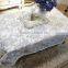 Jacquard woven chenille cotton handmade table cloth, table cover