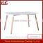 Wood Furniture Square MDF Legs Dining Room Table