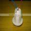 E14 CE plastic lamp holder with ring with 0.75MM2 cable 25CM