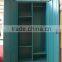 modern two folding door metal bedroom storage cloth wardrobe