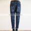 Best-Selling Quick Dry Sexy Ladies 100% Cotton Jeans With Ripped Holes