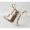 2015 Newest Fashion Metal Natural Stone Wide Open Bangle