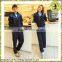 High School Sports Suits/Custom Blue Sports Suit/Cotton Linen Sports Suit