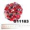 assorted beautiful bridal artificial hair flower with stones for sale