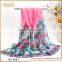 Newest factory sale fine quality silk scarf for evening dress 2015
